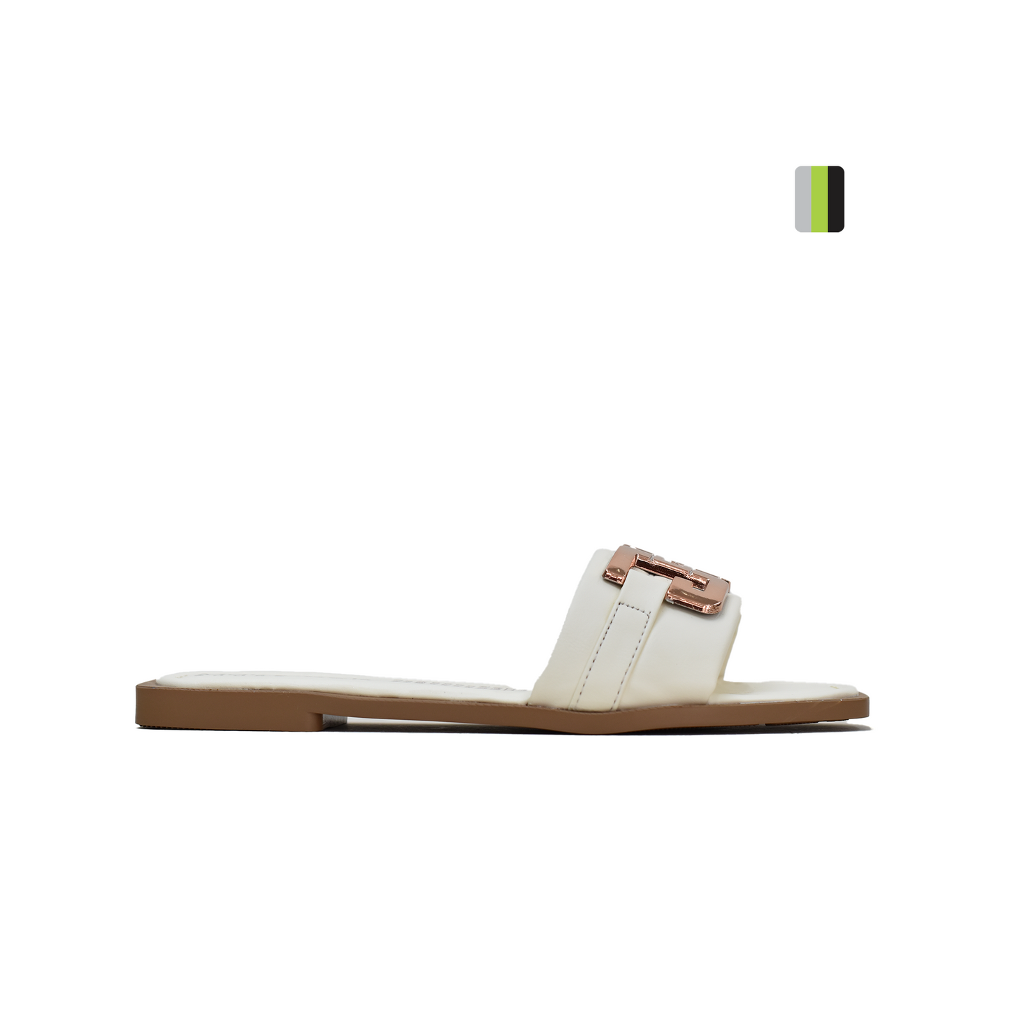 Sandalia Plana Femenina Marangels Talco - P60 Pisamonte