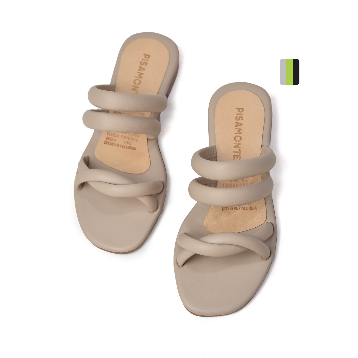 Sandalia plana Femenina Mayka Beis 1312 Pisamonte