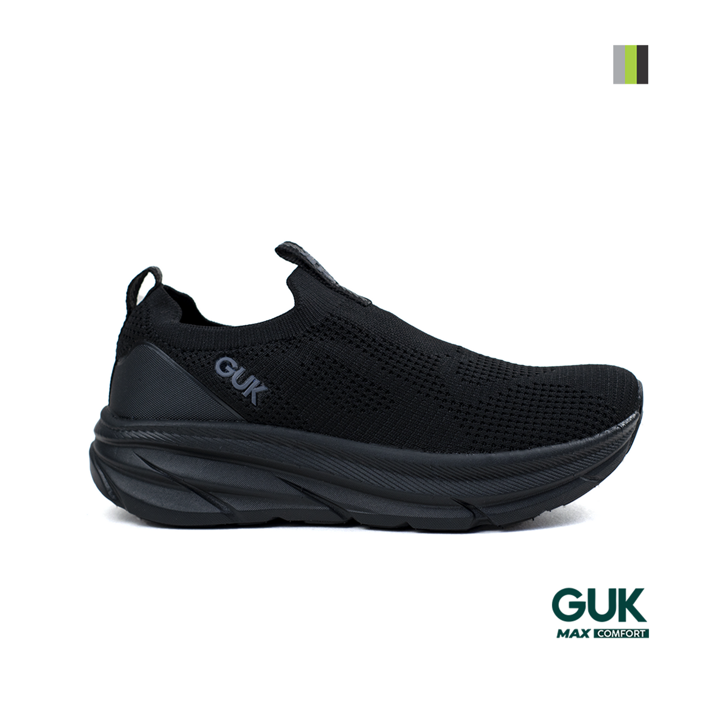 Calzado deportivo mujer Negro gm774 sin cordón Pisamonte