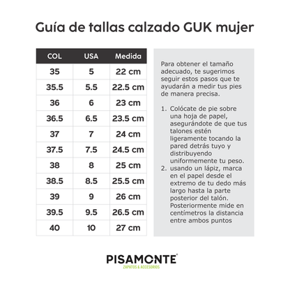 Calzado deportivo mujer GUK Pink GM 770 Pisamonte