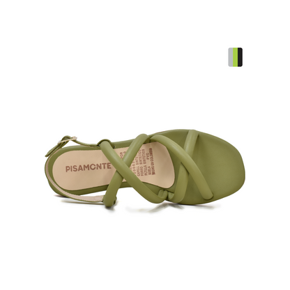 Sandalia Plana Femenina Mayka Verde - 1319 Pisamonte