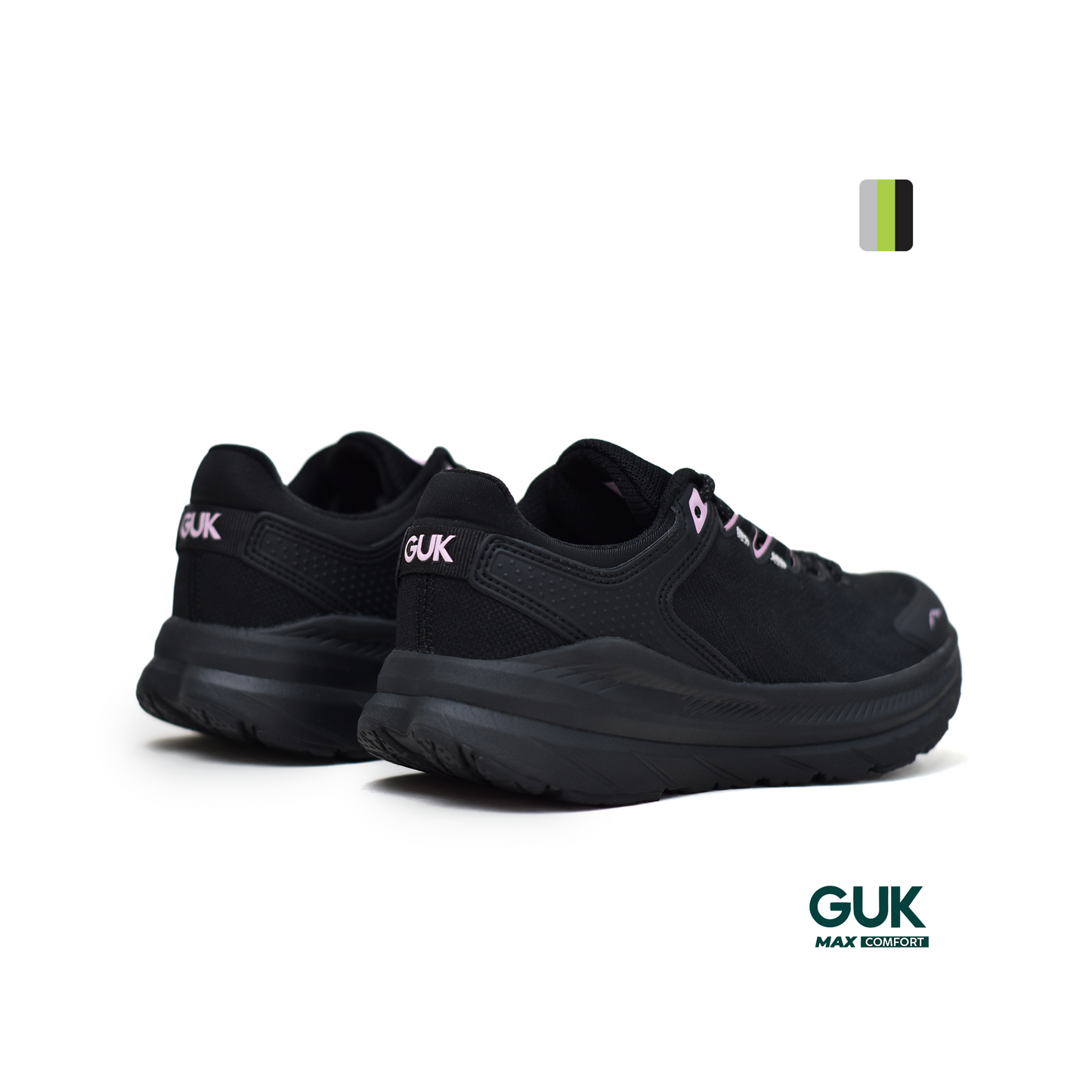 Calzado deportivo mujer GUK Whole Black GM 770 Pisamonte