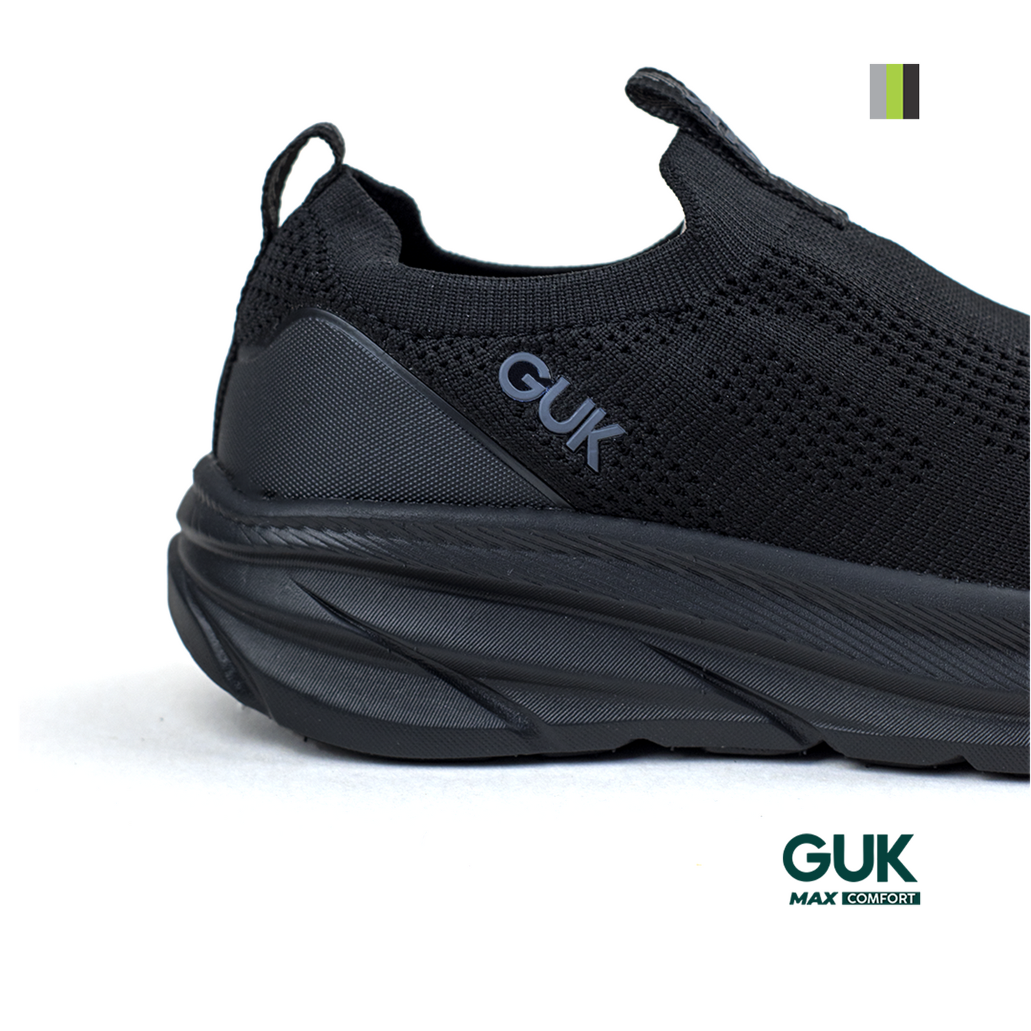 Calzado deportivo mujer Negro gm774 sin cordón Pisamonte