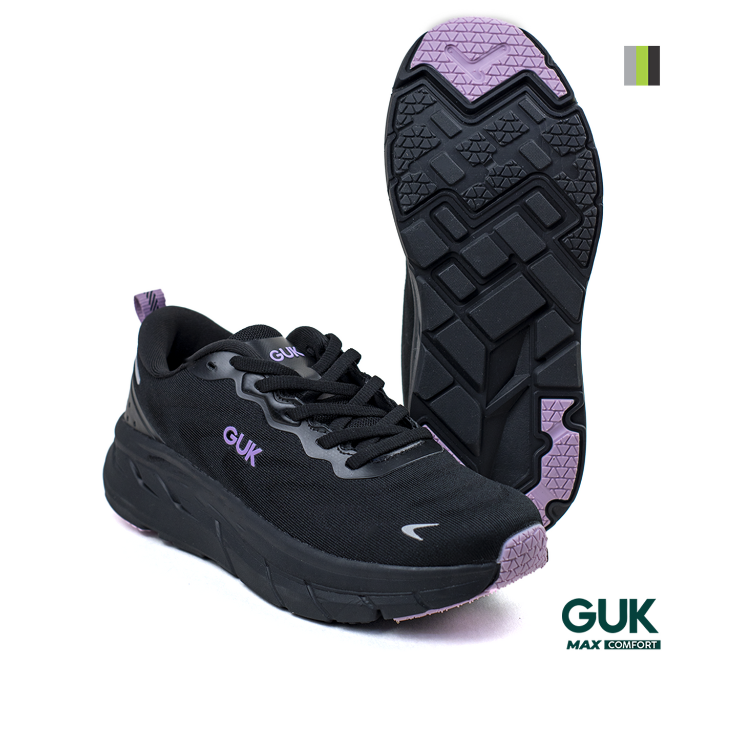 Calzado deportivo Mujer GM 767 Negro x morado Pisamonte