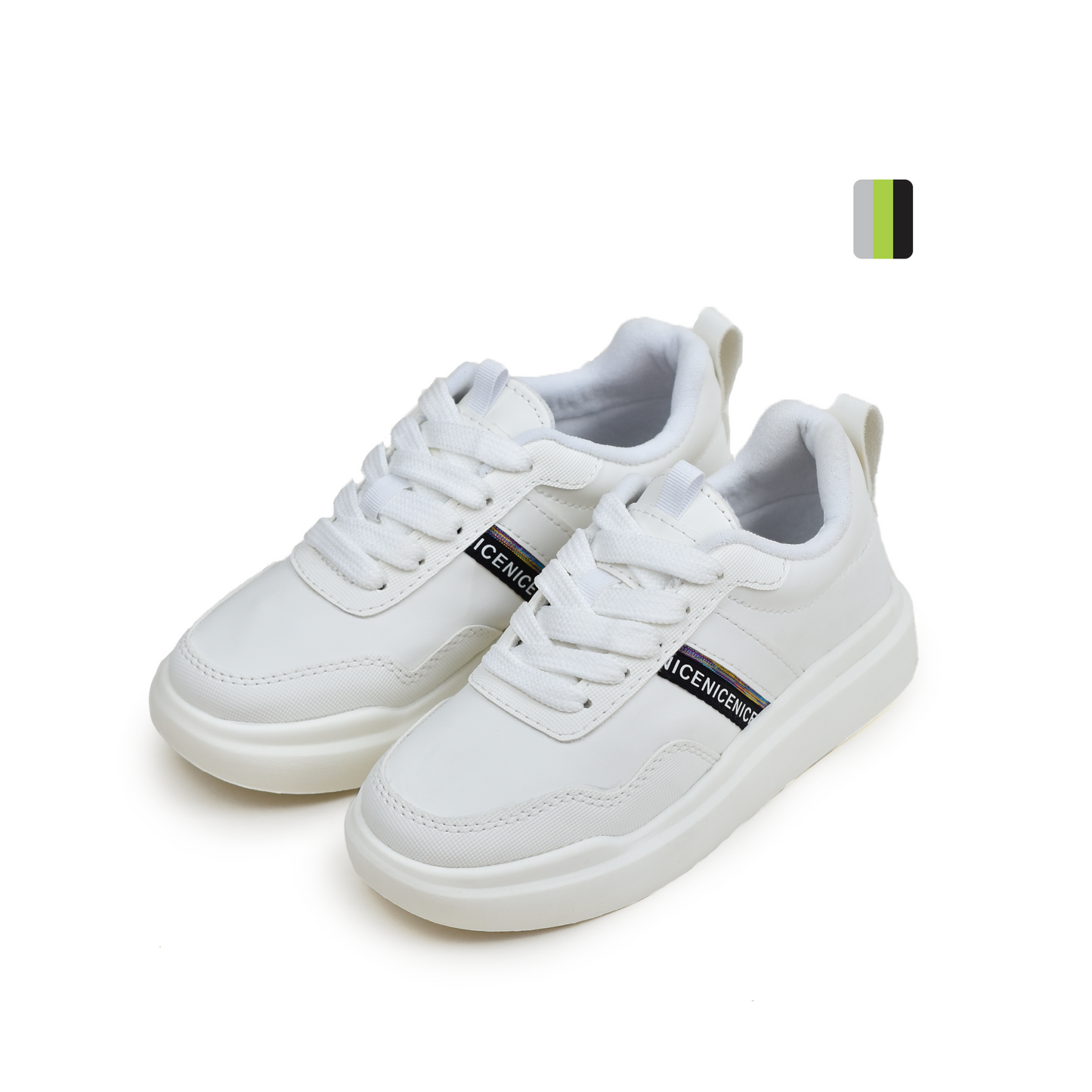 Calzado Deportivo de mujer, blanco nice Ref 534. Pisamonte